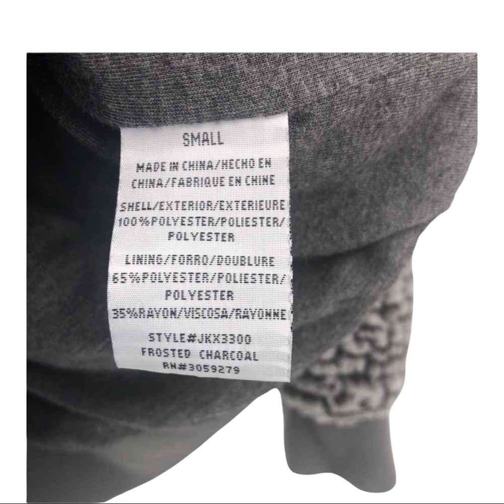 SOLD! Thread & Supply Gray & White Sherpa Fleece Hoodie Sweatshirt Sweater - Picture 8 of 8